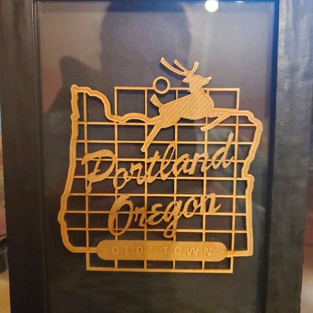 Portland Oregon Wall Art Wall Decor Framed Picture